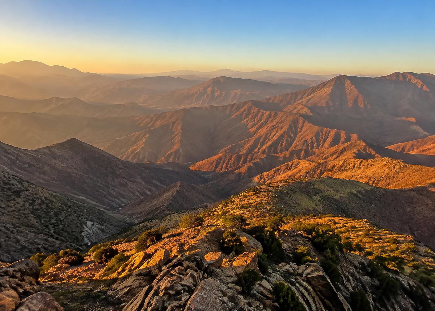 Panorama des crêtes